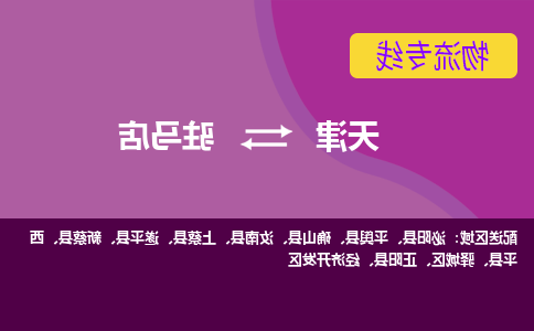 天津到驻马店物流公司-天津至驻马店专线-天津到驻马店货运公司